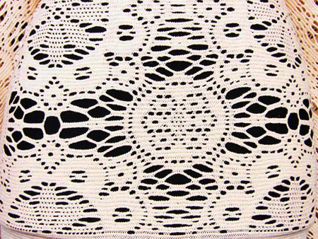 Koronka 170cm bawełniana ORNAMENT natural