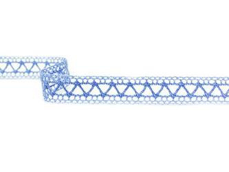 Wstawka 1,1cm bawełniana niebieska