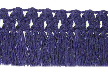 Taśma 2,5cm FRĘDZEL bawełna jasny granat