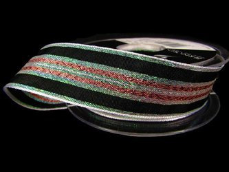 Taśma 25mm ryps LAMPAS perłowa