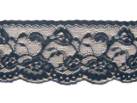 Koronka 6cm stabilna granat