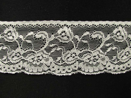 Koronka 5,5cm stabilna popiel