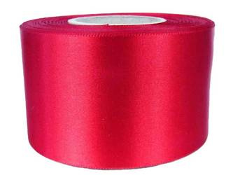 Wstążka 60mm atłas czerwona