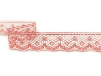 Koronka 1,2cm stabilna antyczny róż