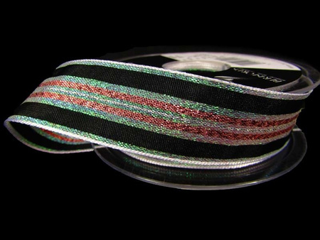 Taśma 25mm ryps LAMPAS perłowa