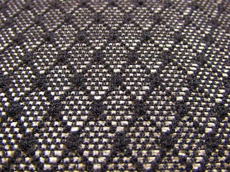 Tiul 150cm miękki ROMB z kropką czarny