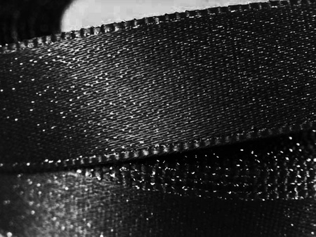 Wstążka 15mm atłas REXOR czarny