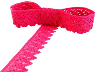 Koronka 4,6cm bawełniana amarant