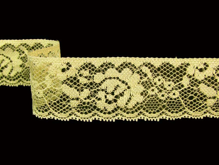 Koronka 3cm stabilna beż złoty