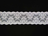 Koronka 7,5cm elastyczna biała