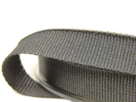 Taśma 10mm ryps poliestrowa grafit