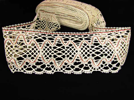 Koronka 12cm bawełniana naturalna