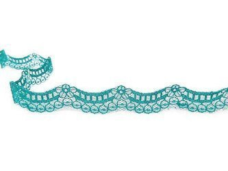 Koronka 1,5cm stabilna morska