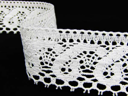 Koronka 4,5cm bawełniana biała