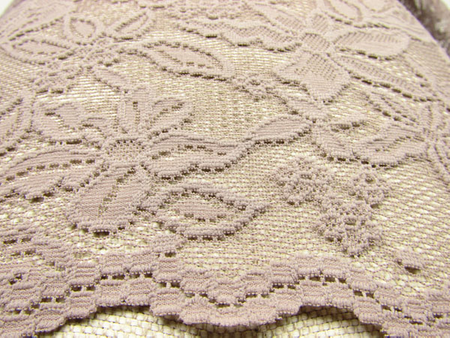 Koronka 150cm stabilna antyczny wrzos