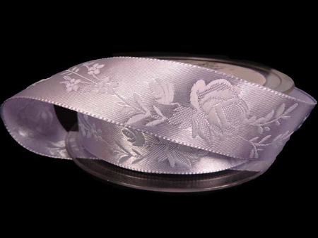 Wstążka 25mm atłas RÓŻA fiolet