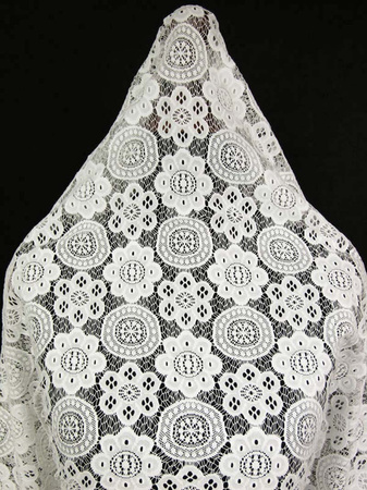 Koronka 155cm stabilna kość słoniowa