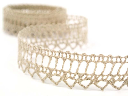 Koronka 1,8cm len natural