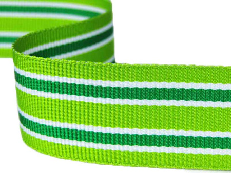 Taśma 25mm ryps lampas zielona pistacja