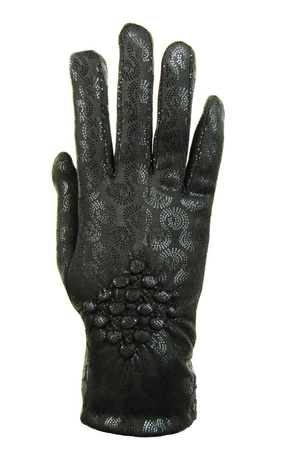 Rękawiczka damska ocieplana czarna