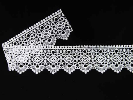 Koronka 11cm gipiurowa biała
