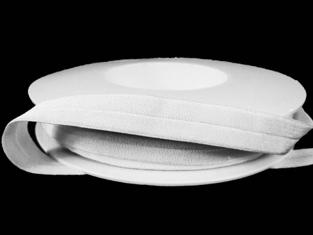Lamówka 1cm elastyczna MAT biała