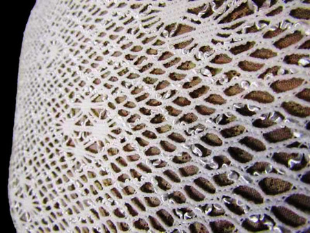 Koronka 120cm elastyczna biała