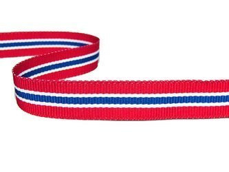 Taśma 16mm ryps lampas czerwona