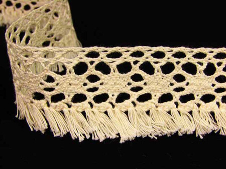 Taśma 3,5cm FRĘDZEL bawełna naturalna