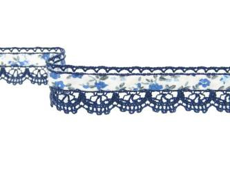 Koronka 1,9cm poliestrowa jasny granat