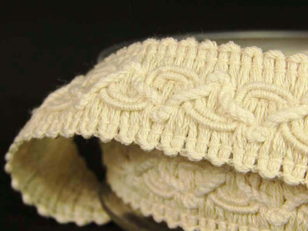 Taśma 2cm galonowa bawełna natural