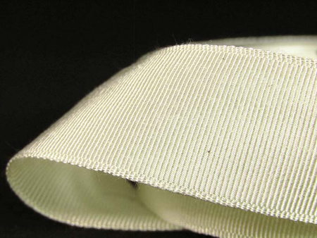 Taśma 22mm ryps bawełniano-poliamidowa ecru