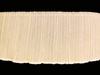 Taśma 11cm falbana PLISA krem