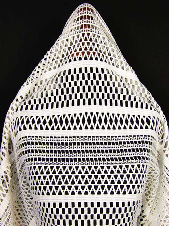 Koronka 130cm gipiurowa ivory