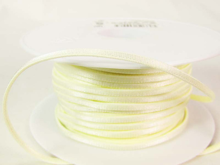 Taśma 3mm elastyczna SPAGHETTI ecru