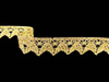Koronka 2,9cm metaliczna złota