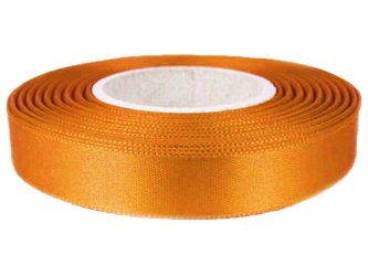 Wstążka 15mm atłas rdzawa