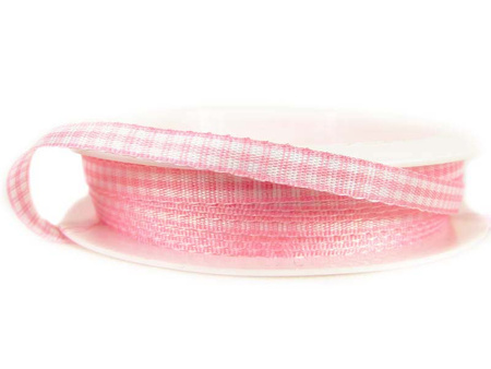 Wstążka 5mm PEPITO róż