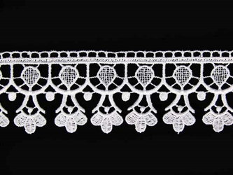 Koronka 6cm gipiurowa biała