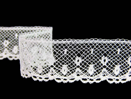 Koronka 2cm bawełniana biała