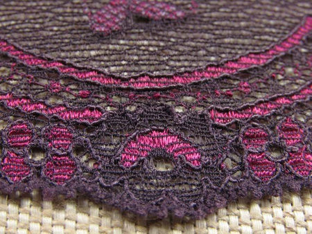 Wstawka 16cm elastyczna śliwka