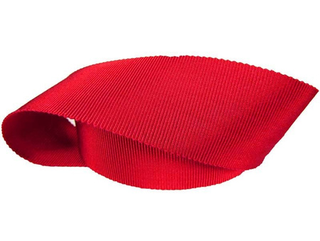 Taśma 40mm ryps bawełniano-wiskozowa czerwona