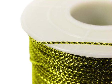 Sznurek 1mm metalizowany złoty