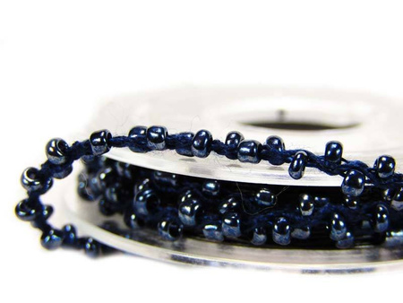 Taśma ozdobna KORALIK granat