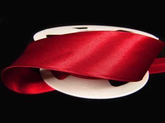 Lamówka 3cm atłasowa czerwona