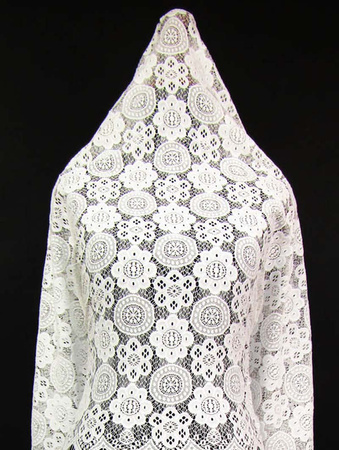 Koronka 155cm stabilna kość słoniowa