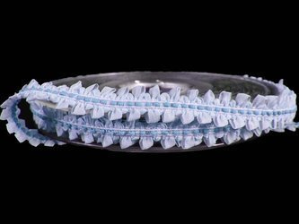 Taśma 10mm elastyczna ROCOCO błękitna