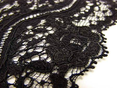 Wstawka 7cm elastyczna czarna