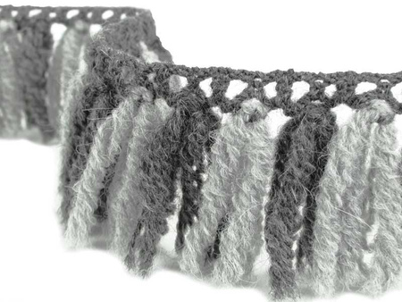 Taśma 3cm FRĘDZEL wełna melanż