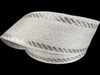 Wstążka 40mm lurex srebrna